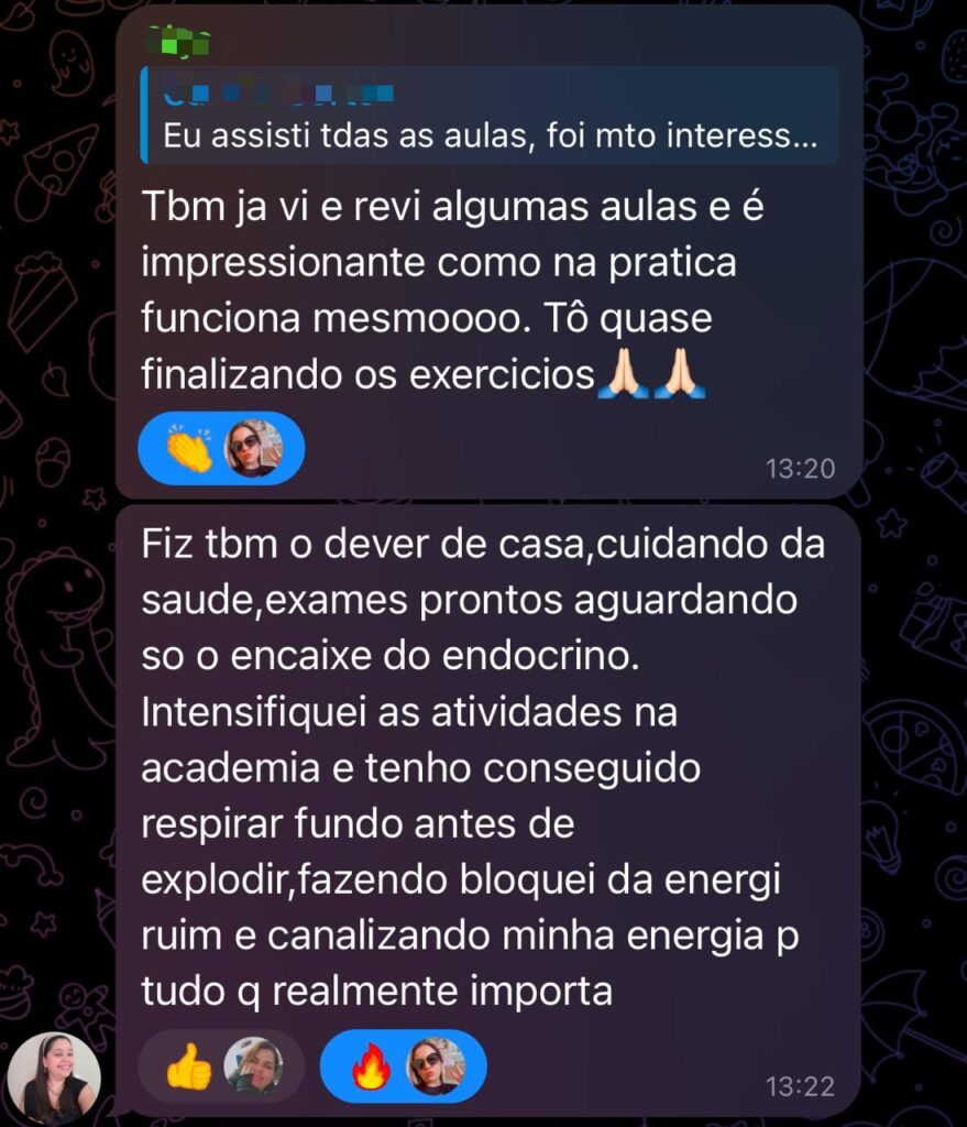 Depoimento aluna Mente Singular - Sarah Andrade